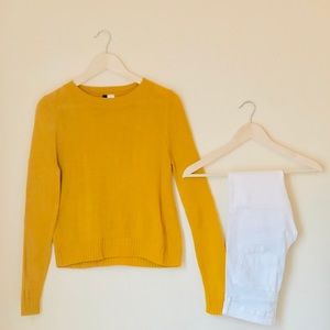 Yellow sweater